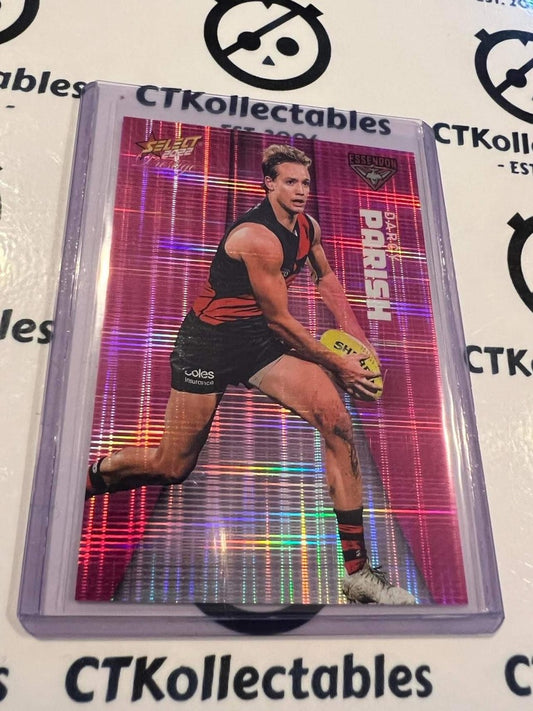 2022 AFL Footy Stars Prestige Darcy Parish Pink Parallel #205/325 Bombers