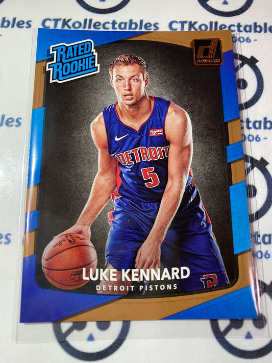 2017-18 NBA Donruss Luke Kennard Rated Rookie #189 Pistons