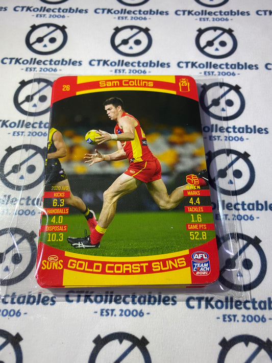 2021 AFL Teamcoach ~Gold Coast Suns team set~