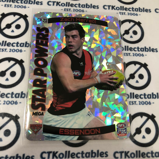 2021 AFL Teamcoach Star Power Silver- Zach Merrett SP-21