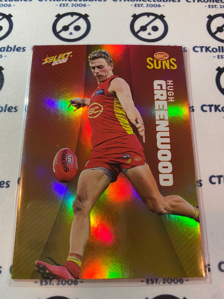2022 AFL Footy Stars Sunset Parallel - Hugh Greenwood PS84