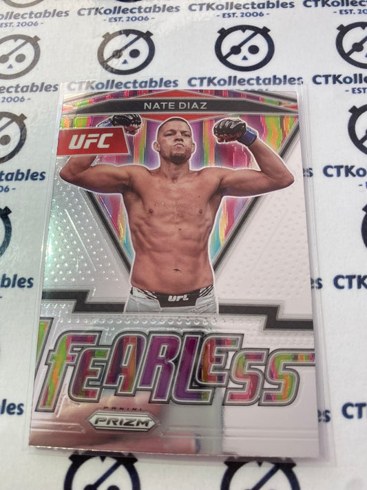 2022 UFC Panini Prizm Fearless Nate Diaz #13 Base