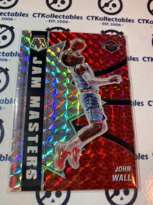 2020-21 NBA Mosaic jam Masters John Wall Prizm #3 Rockets