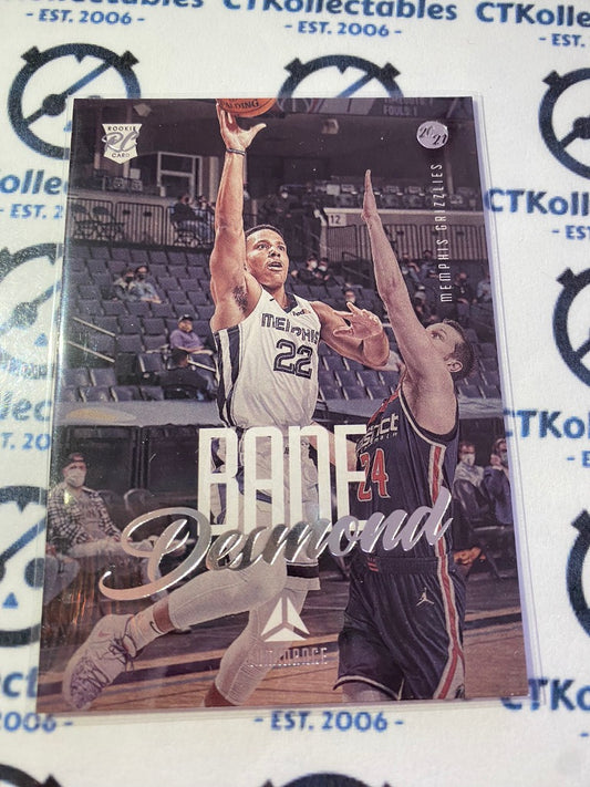 2020-21 NBA Panini Chronicles Luminance Desmond Bane Rookie RC #158 Memphis