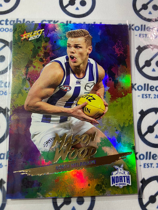 2017 AFL Select Footy Stars Holofoil - #HF107 Mason Wood Kangaroos