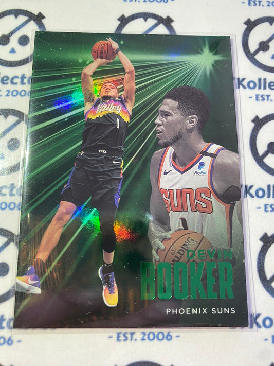 2020-21 NBA Panini Chronicles Luminance Devin Booker Green Rookie RC #234 Suns