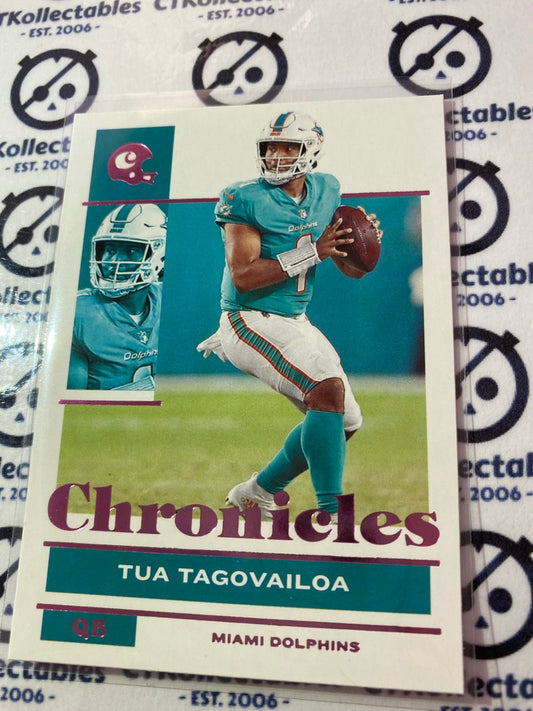 2021 NFL Chronicles Base Tua Tagovailoa Pink #74 Dolphins
