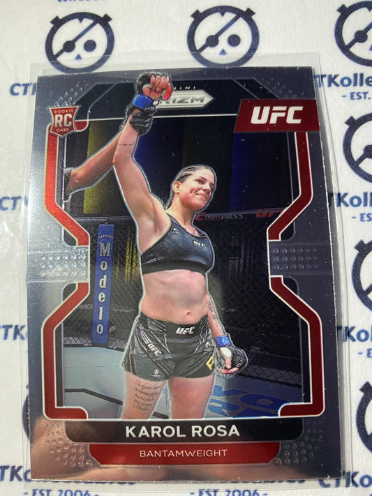 2022 UFC Panini Prizm Karol Rosa RC rookie #134 BantamWeight