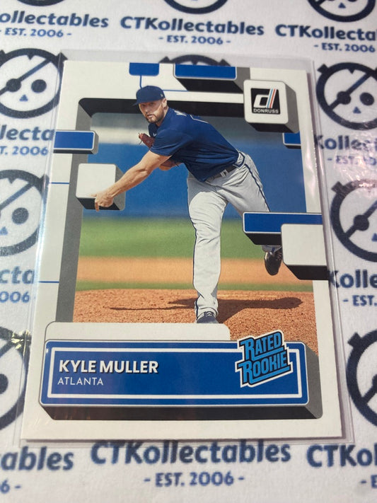 2022 Panini Donruss Baseball Rated Rookie #32 Kyle Muller Atlanta