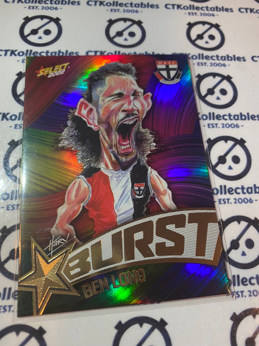 2022 AFL Footy Stars Starburst Paint - Ben Long SBP60