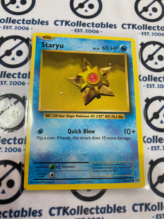 Staryu #30/108 Base Pokémon Card XY EVOLUTIONS