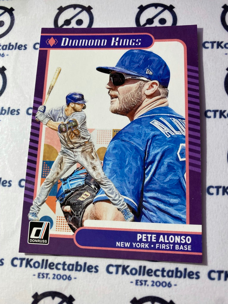 2021 Panini Donruss Baseball Pete Alonso Diamond Kings #19 New York