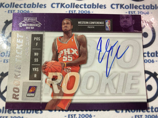 2009-10 Panini Contenders Earl Clark Rookie Ticket Auto #112 Suns