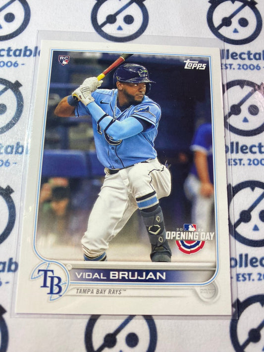 2022 Topps Opening Day Baseball Vidal Brujan Rookie card RC #39 Rays