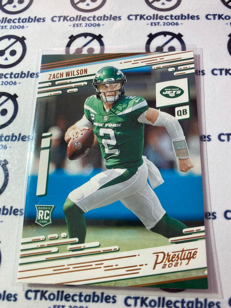 2021 NFL Chronicles Prestige Zach Wilson  Rookie Card RC #202 Jets