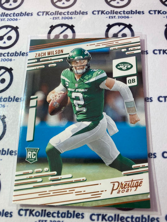 2021 NFL Chronicles Prestige Zach Wilson  Rookie Card RC #202 Jets