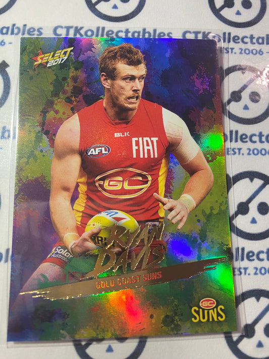 2017 AFL Select Footy Stars Holofoil - #HF64 Ryan Davis Suns
