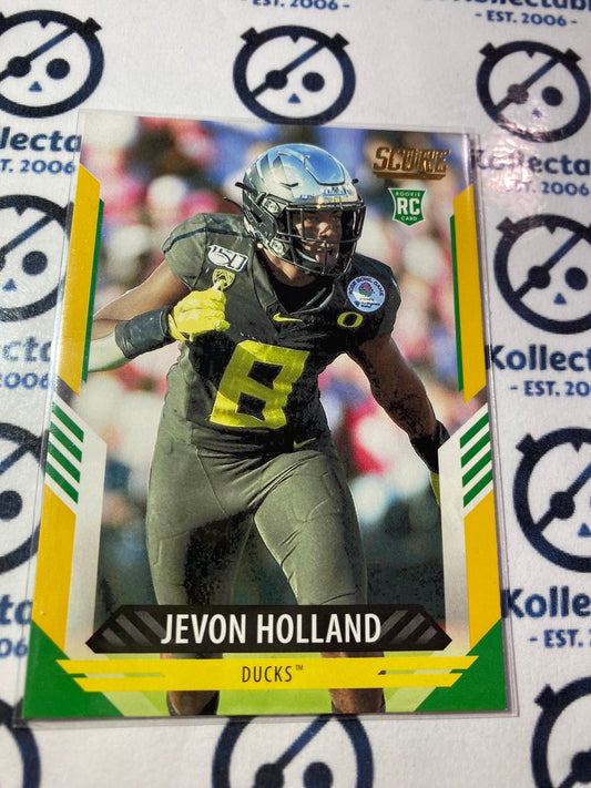 2021 NFL Score  Gold Parallel Jevon Holland rookie RC #358 Dolphins