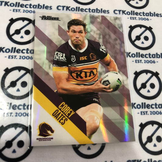 2021 NRL Traders Pearl Special Parallel PS008 Corey Oates