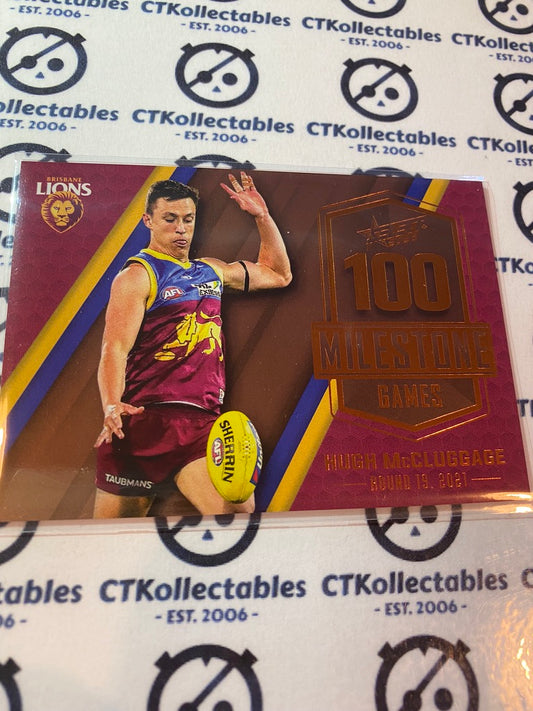2022 AFL Footy Stars Milestone 100 games - Hugh McCluggage MG7