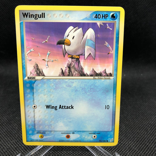 Wingull Base #70/100 EX Crystal Guardians Pokemon Card