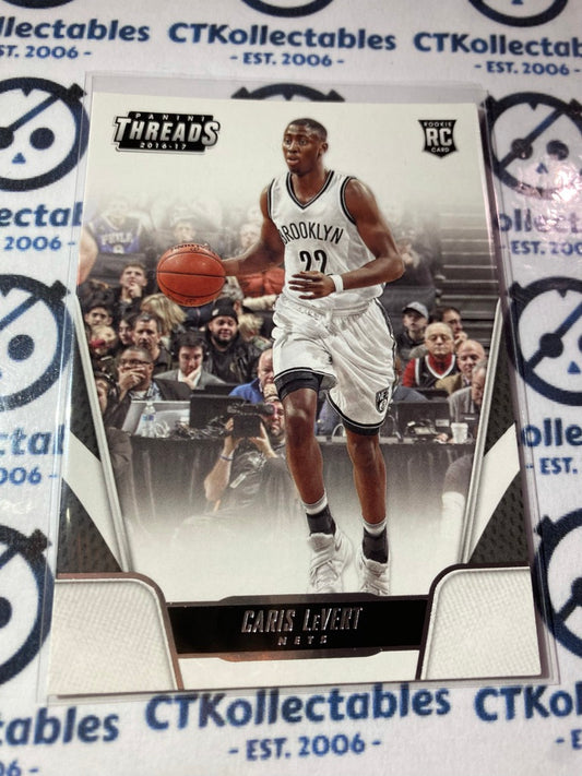 2016-17 Panini NBA Threads Caris LeVert Rookie Card RC #172 Nets