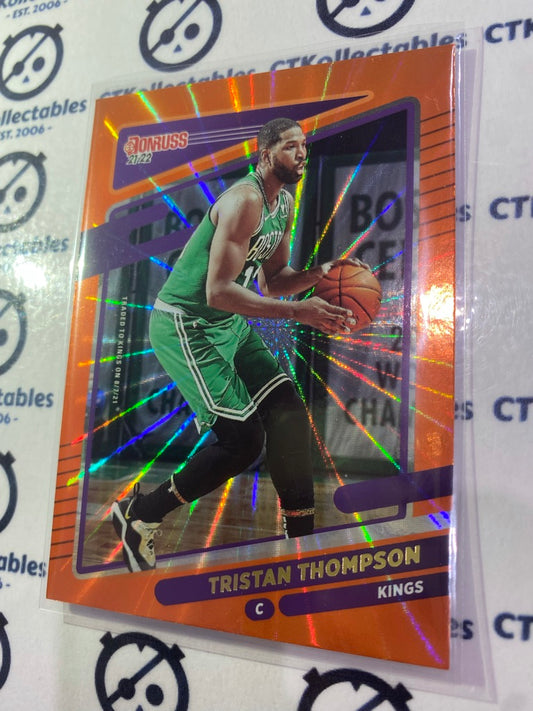 2021-22 NBA Donruss Orange Laser Tristan Thompson #10 Kings