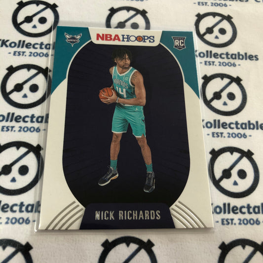 2020-21 NBA Hoops Nick Richards rookie card RC #222 Hornets