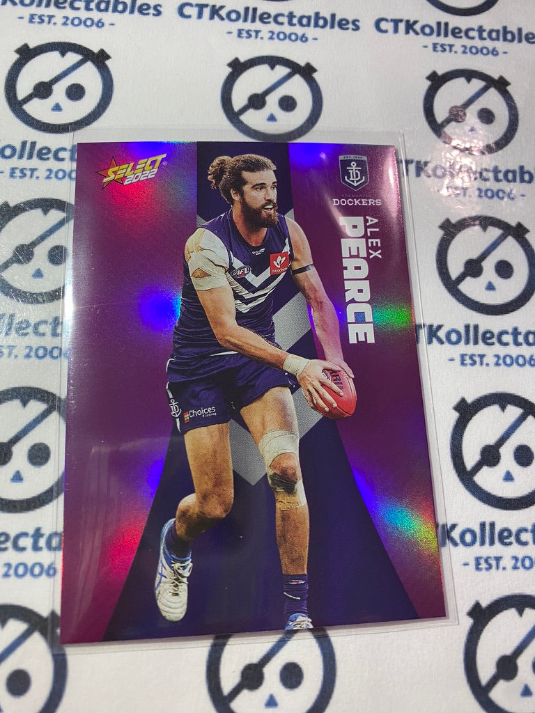 2022 AFL Footy Stars Purple Parallel - Alex Pearce PP57