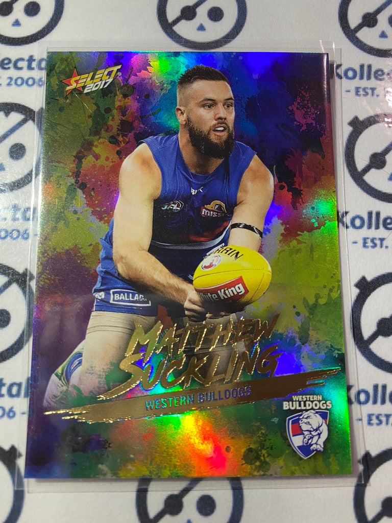 2017 AFL Select Footy Stars Holofoil - #HF161 Matthew Suckling Bulldogs