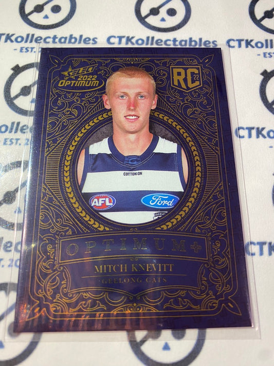 2022 AFL Optimum Mitch Knevitt Optimum Plus RC #245/450 Cats OP188