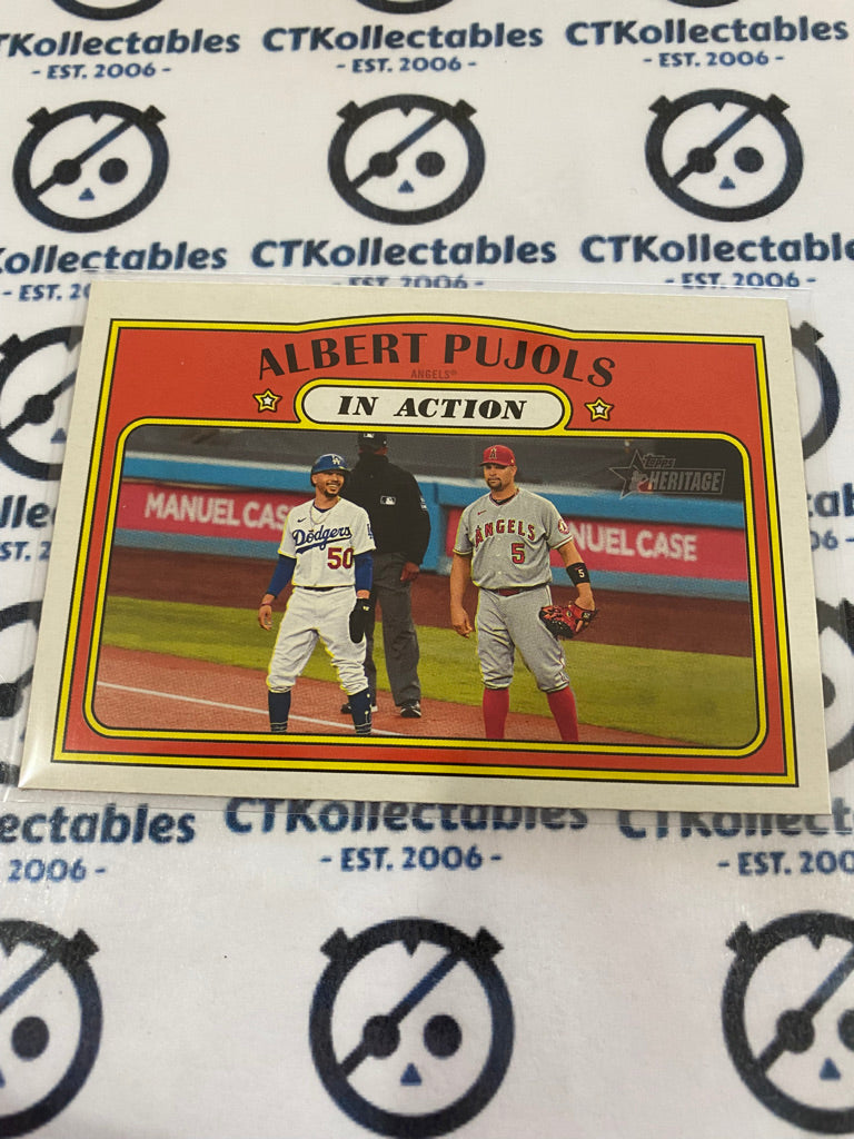 2021 MLB Heritage In Action Albert Pujols #190 Angels