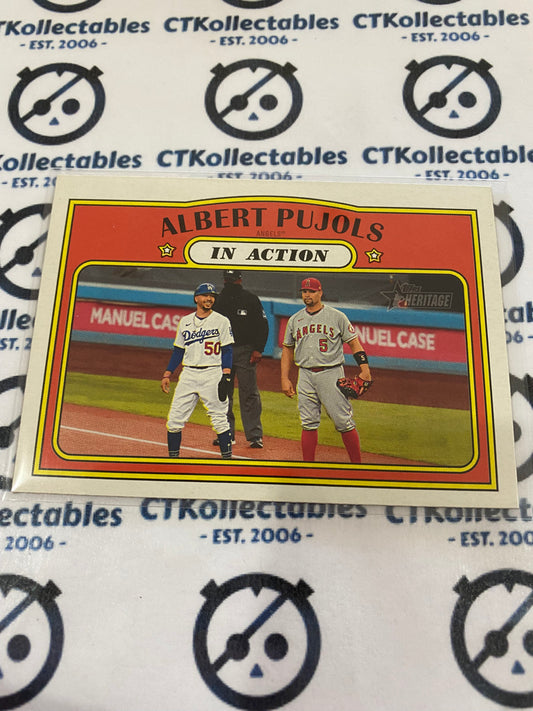 2021 MLB Heritage In Action Albert Pujols #190 Angels