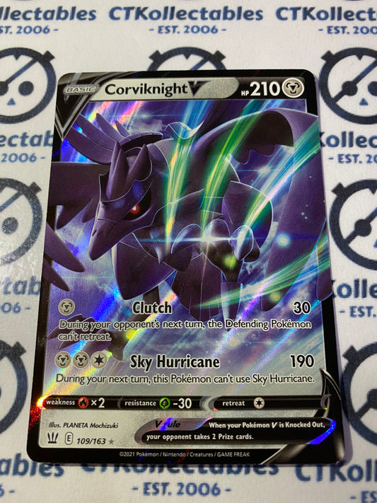 Corviknight V 109/163 Ultra Rare Battle Styles Pokemon Card