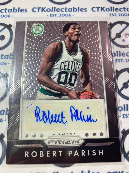 2015-16 Panini NBA Prizm Robert Parish Auto #P-Rpr Celtics