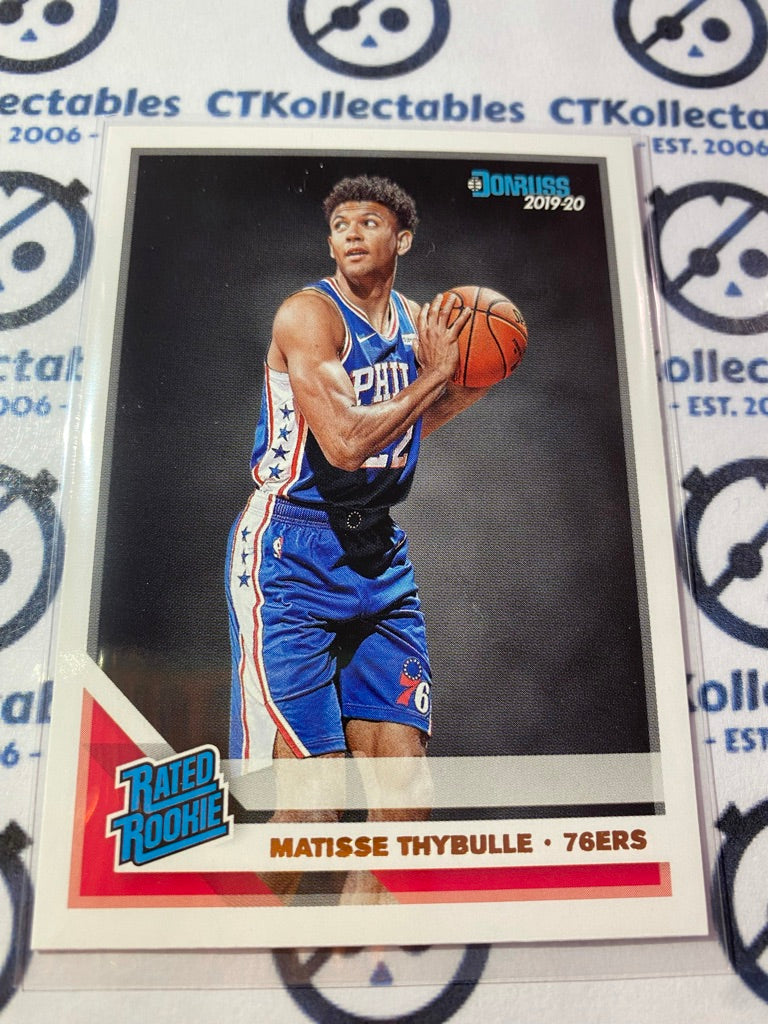 2019-20 NBA Panini Donruss Rated Rookie Matisse Thybulle #219 76ers