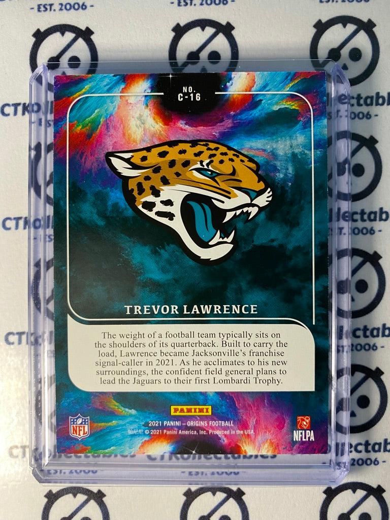2021 NFL Origins Trevor Lawrence Catapults RC #C-16 Jaguars