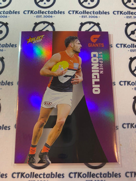 2022 AFL Footy Stars Purple Parallel - Stephen Coniglio PP72