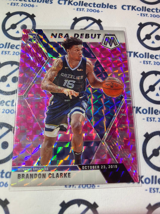 2019-20 NBA Mosaic Pink NBA Debut Brandon Clarke #277 Grizzlies