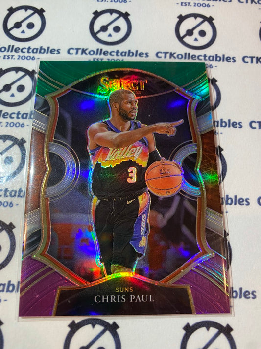 2020-21 Panini NBA Select Chris Paul Green white purple prizm #10