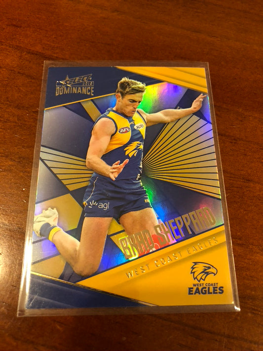 Brad Shepard #324/350 Holo-foil Parallel 2019 Select Afl Dominance