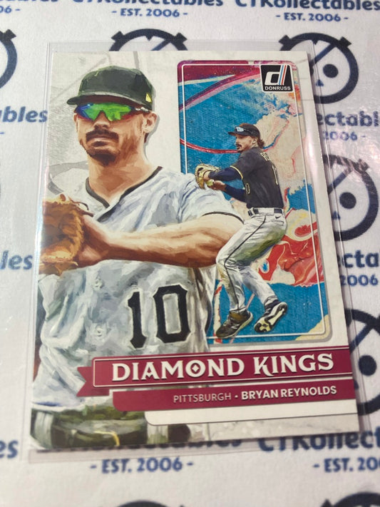 2022 Panini Donruss Baseball Diamond Kings #25 Bryan Reynolds Pittsburgh