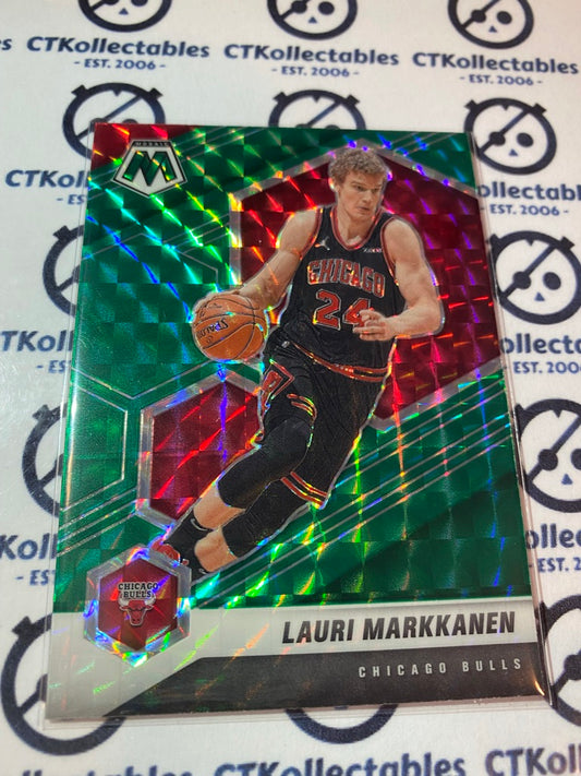 2020-21 NBA Mosaic Lauri Markkanen Green Prizm #280 Bulls