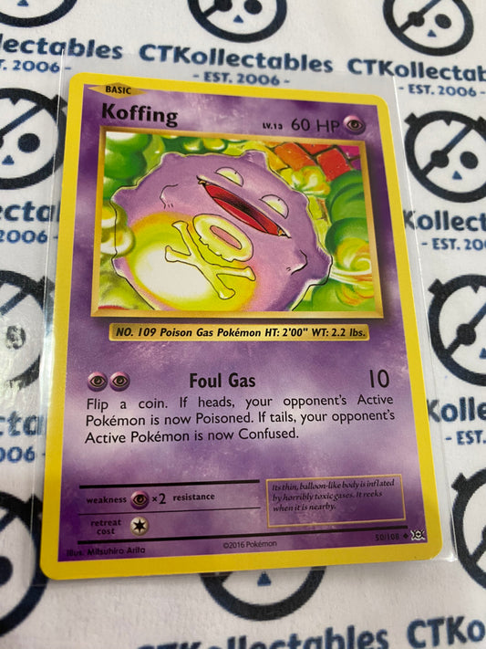 Koffing #50/108 Base Pokémon Card XY EVOLUTIONS