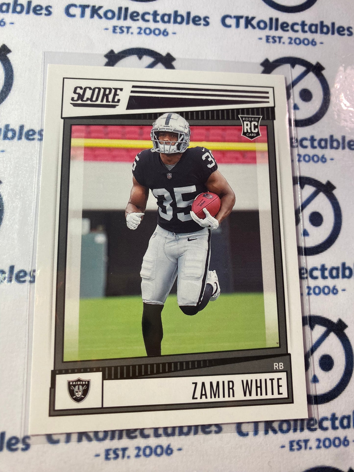 2022 NFL Panini Score Zamir White Rookie Card RC #336 Raiders