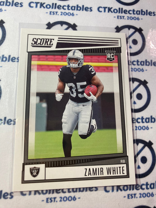 2022 NFL Panini Score Zamir White Rookie Card RC #336 Raiders