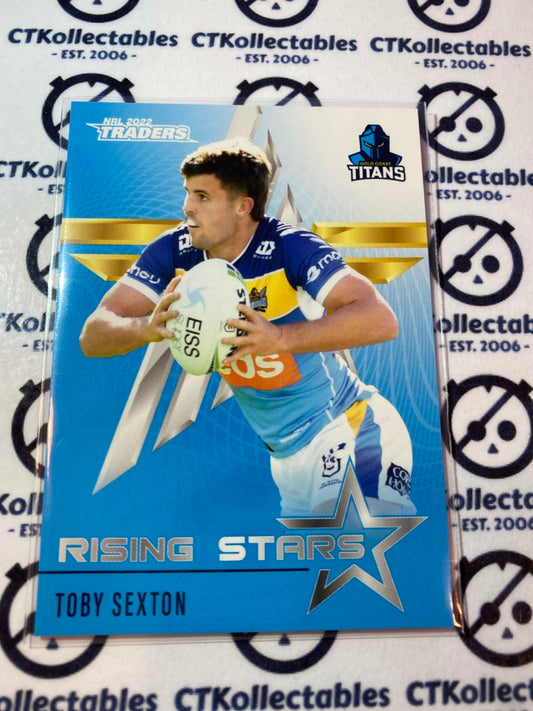 2022 TLA NRL Traders Rising Stars Toby Sexton RS15/48