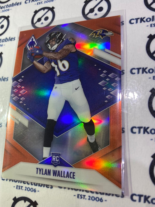 2021 NFL Phoenix Tylan Wallace rookie card Orange #44/99 Ravens