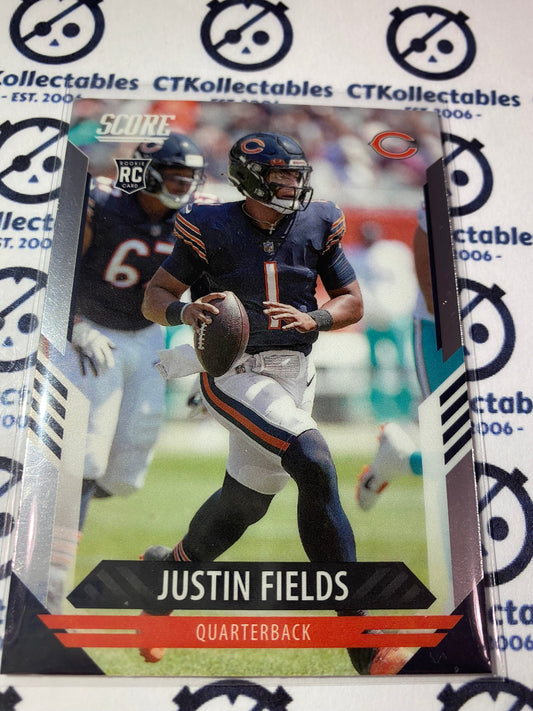 2021 NFL Chronicles Score Justin fields Rookie RC #403 Bears