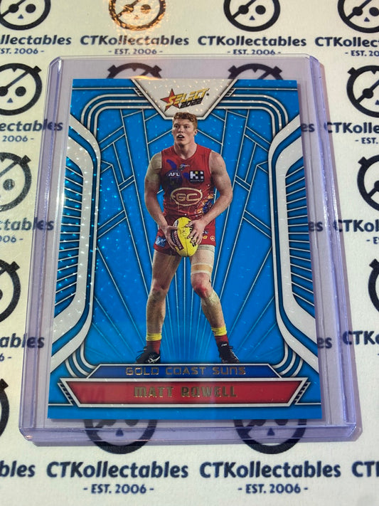 2022 AFL Footy Stars Fractured Blue #FB106 Matt Rowell #183/190